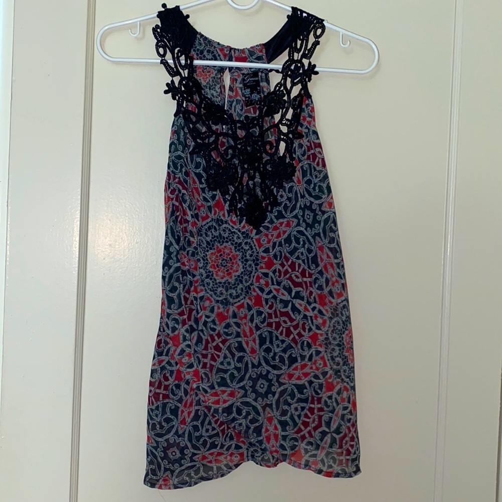 Guess multicolored top size: S